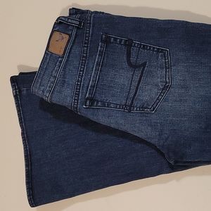 American Eagle Hi-Rise Artist Super Stretch Flare Jeans